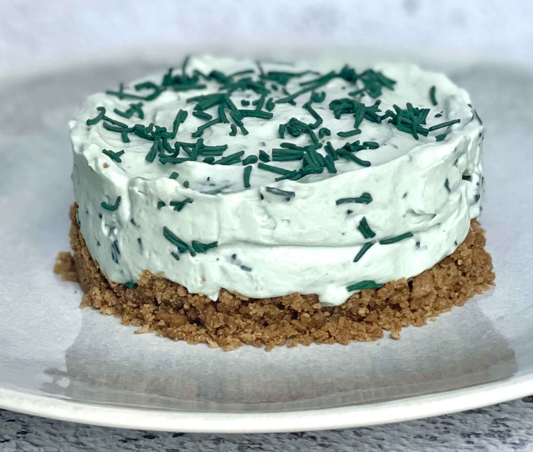 Cheesecake de Spirulina Artesanal